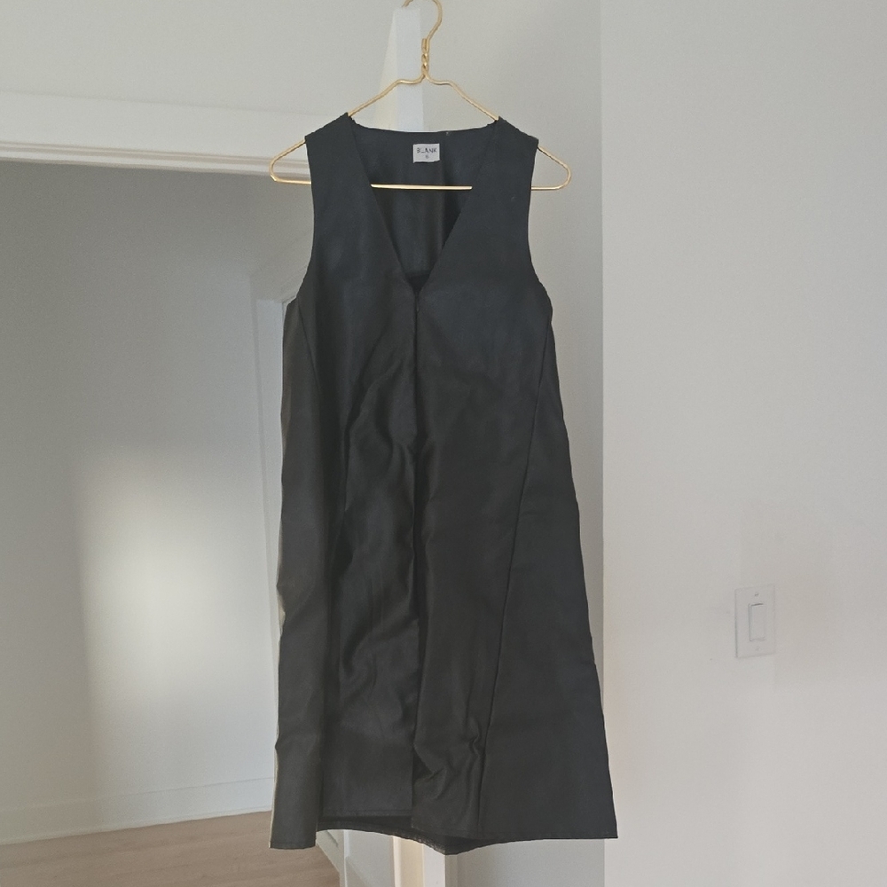 Blank NYC Black V-Neck Midi Dress